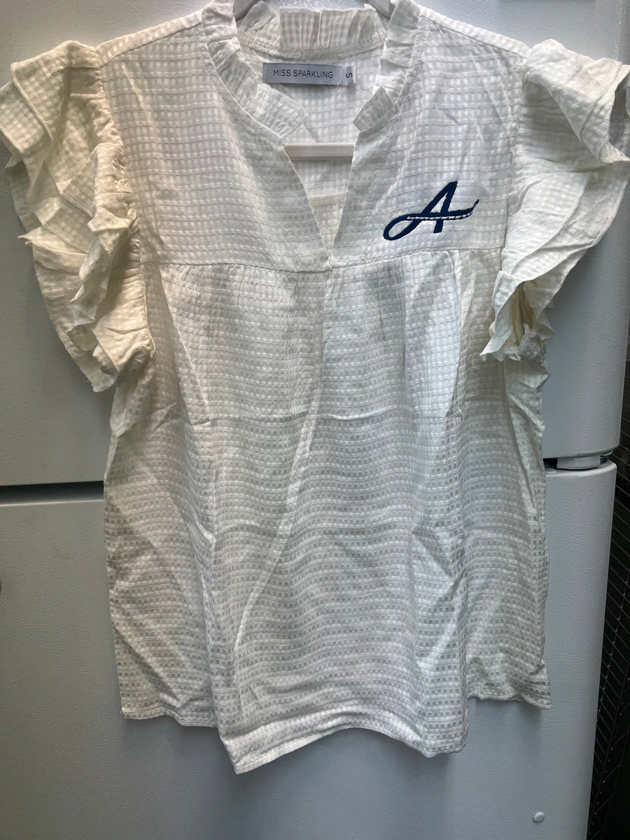 Applique White Youth XS Gator Shack for Ascension Episcopal School