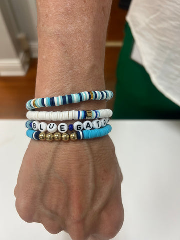 Blue Gator Bracelet Stack