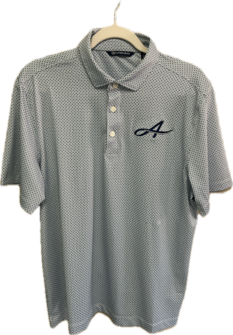 Cutter and Buck Navy Diamond Dot with the Athletic A