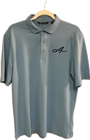 Cutter and Buck Light Blue Pique Polo