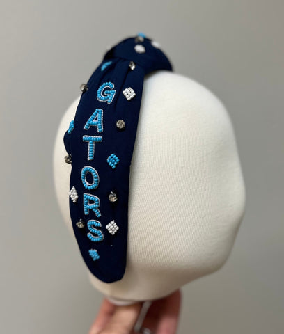 Gators Beaded Headband
