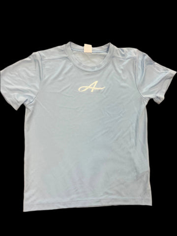 Toddler Light Blue Athletic A Cotton Tee