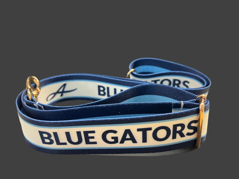 Custom Blue Gator Purse Strap