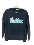 Ladies Sequin Navy Blue Gators Sweatshirt