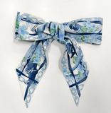 Custom Bue Gator Silk Sash