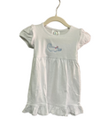 Tiny Gator Puff Sleeve Dress