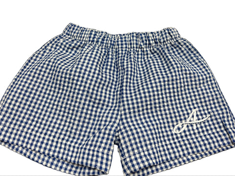 Toddler Blue Gingham Shorts