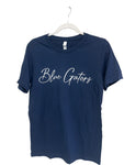 Navy Script Blue Gator Tee