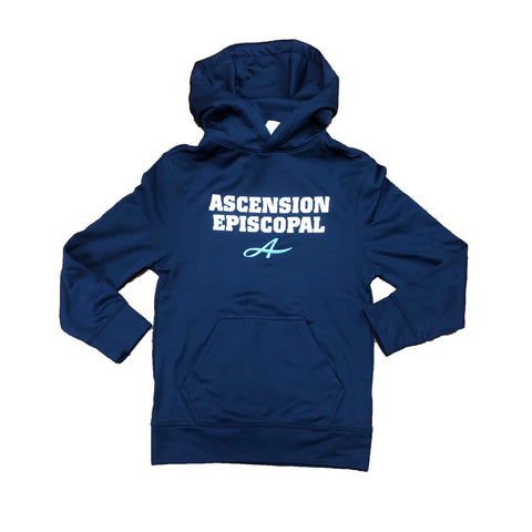 Navy Wicking Sweatshirt