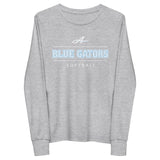 Softball - Long Sleeve Cotton Tee - Youth